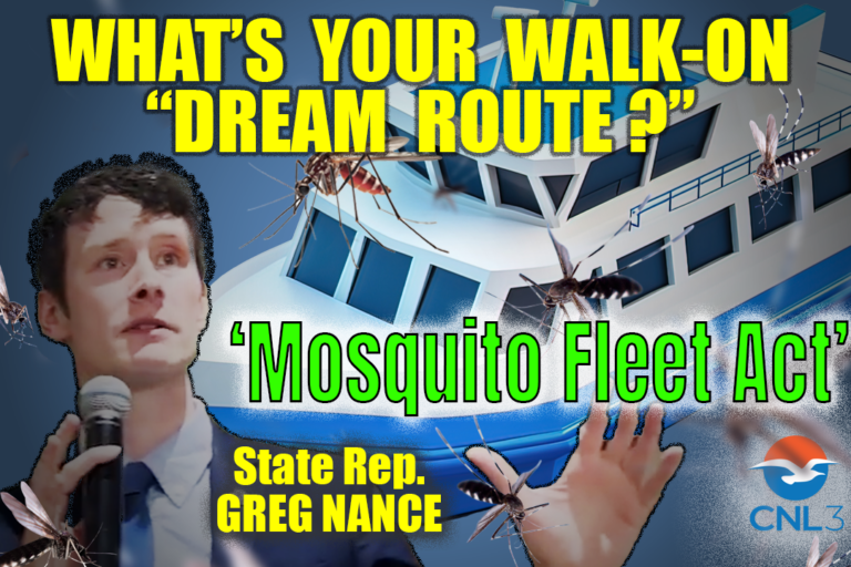 H.B. 1923 “Mosquito Fleet Act” clears WA House of Reps – headed to Senate Transpo Committee